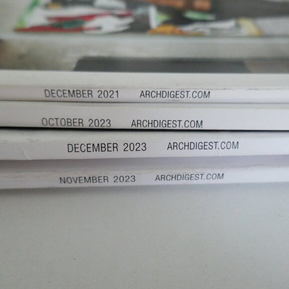 4 issues Architectural Digest magazine - Picture 4 of 4